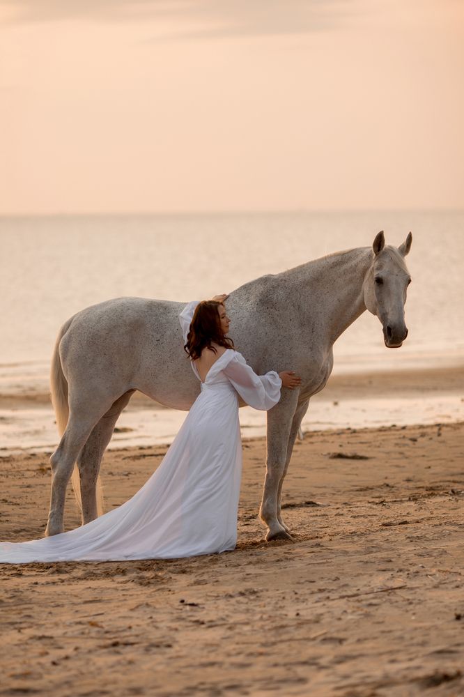 Настя и Эрна на финском заливе