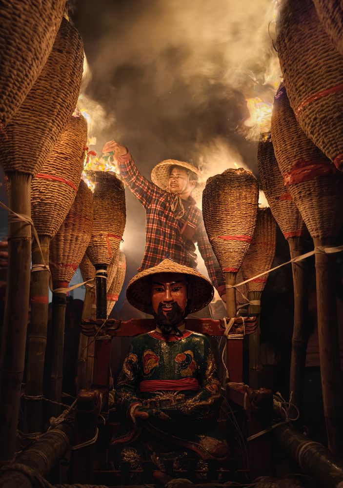 The Torch Festival of Houjiang