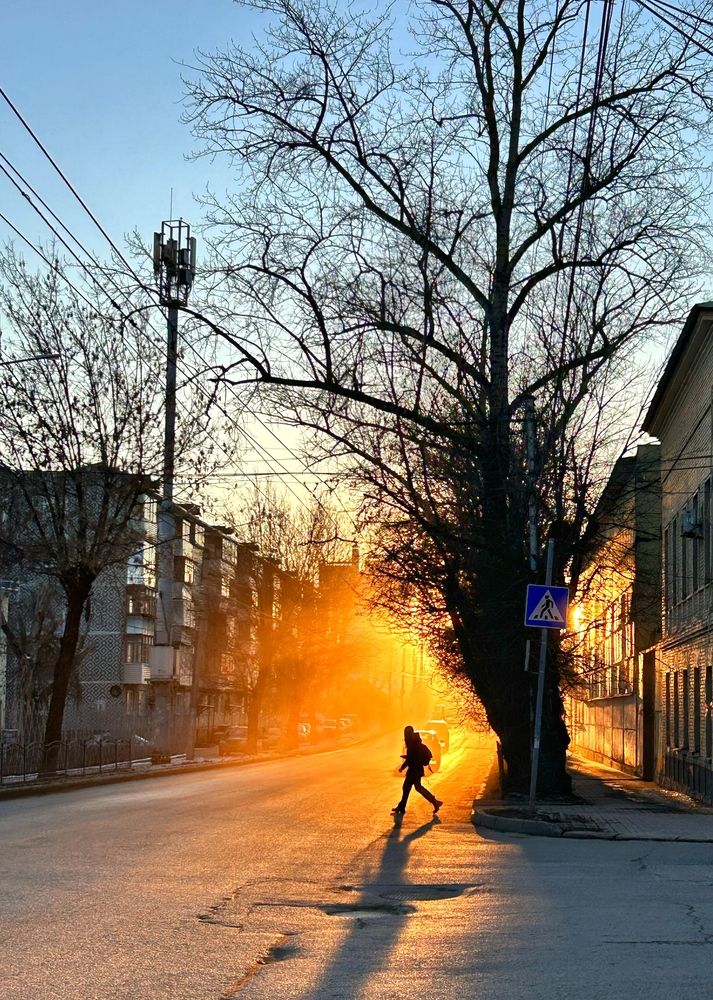 Закат зимы….