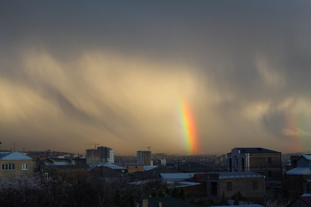 Радуга в городе