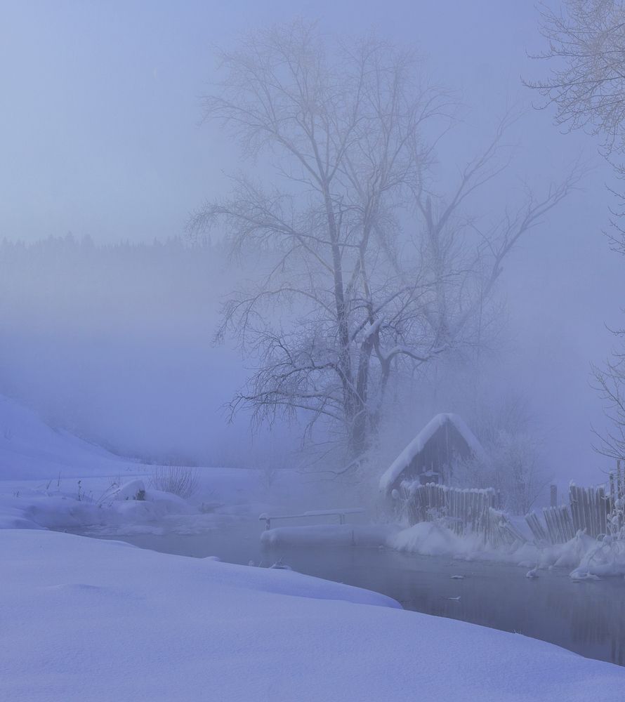 Атмосфера морозного утра