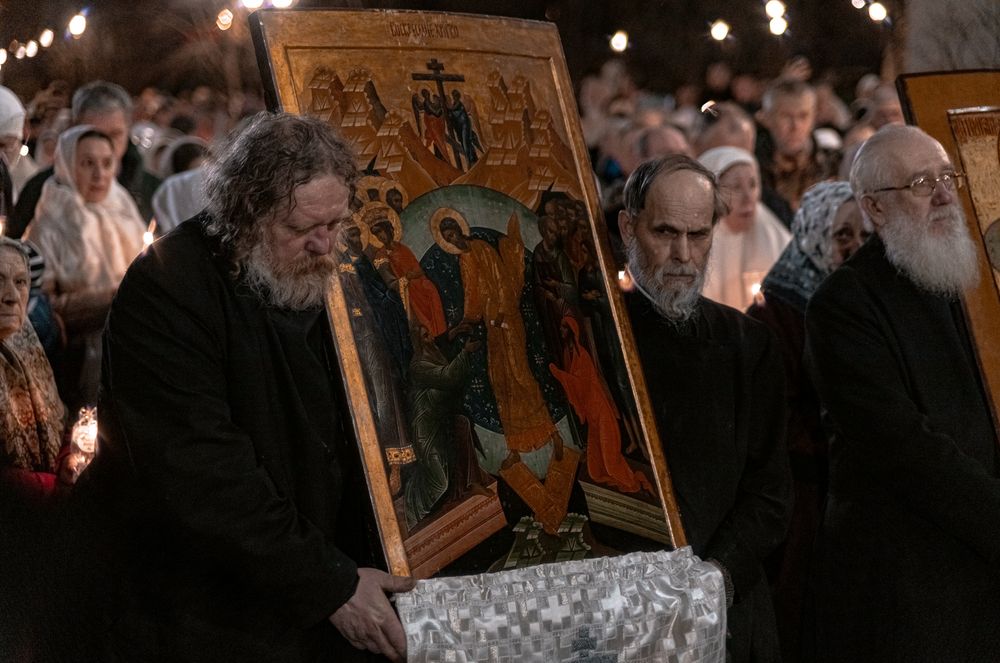 Крестный ход на Пасху