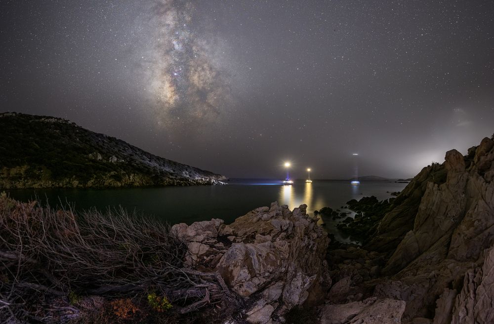 Chia Sardegna Italia Milky Way