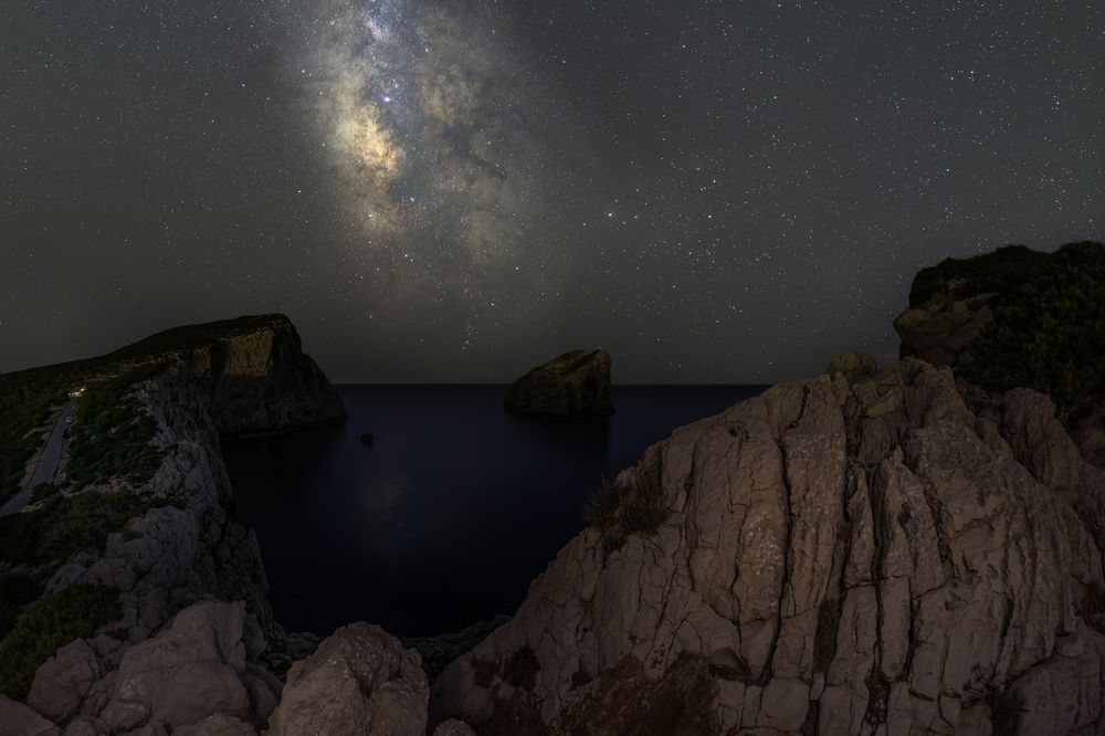 the milky way at capo caccia sardinia