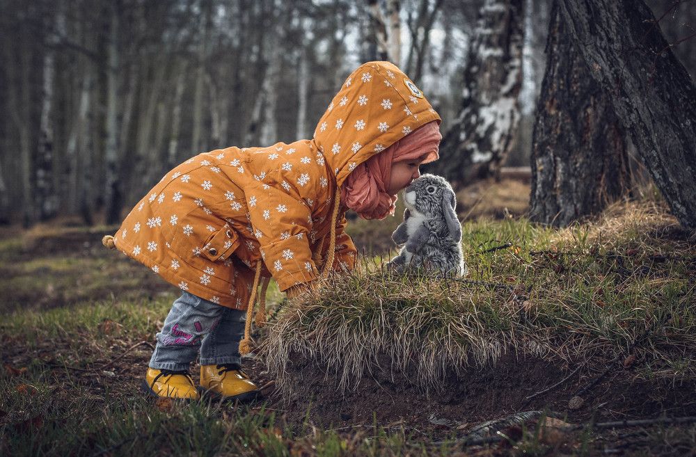 Трогательный поцелуй