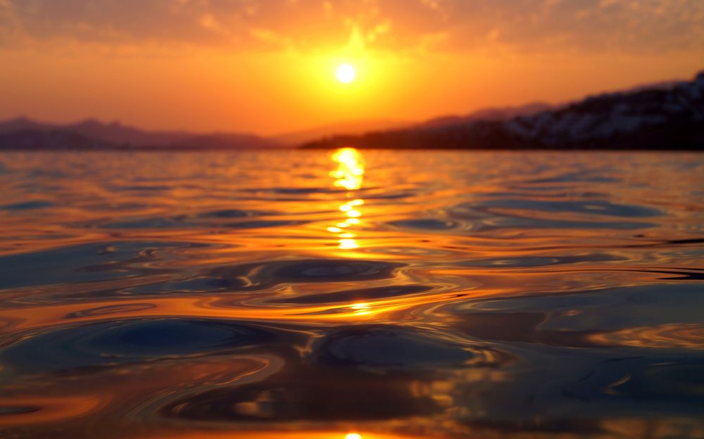 расплавленное море