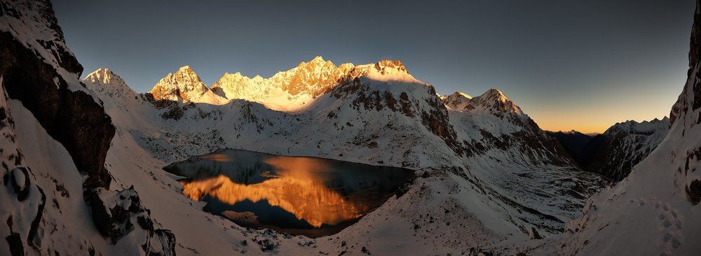 Уллу-кель в снегу