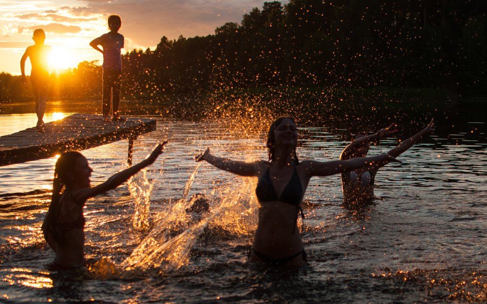 Вечерние купания