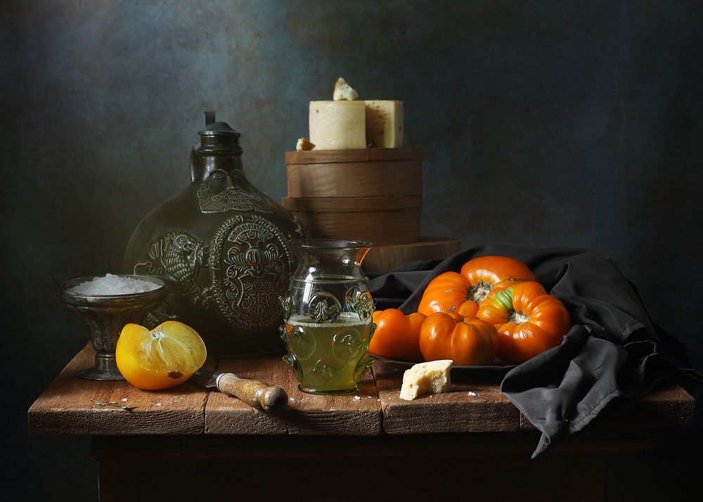 Помидоры и сыр