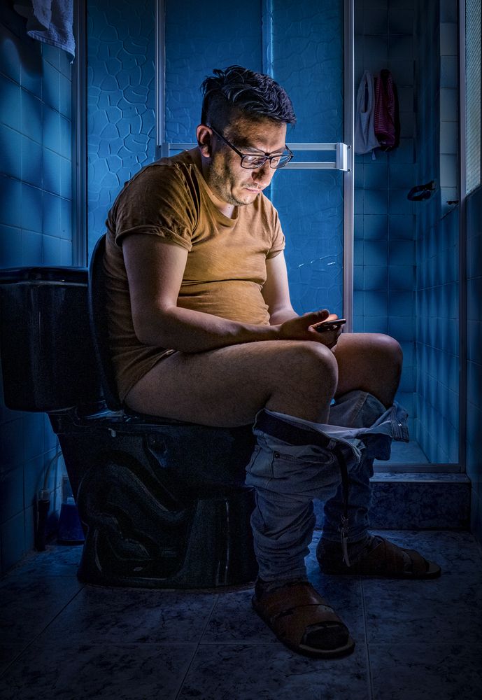 Media Solitude: The Grandson and the Bathroom