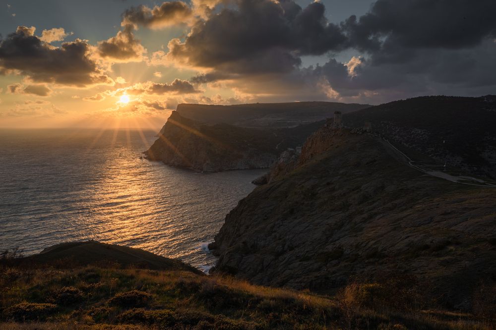 Закат в Балаклаве