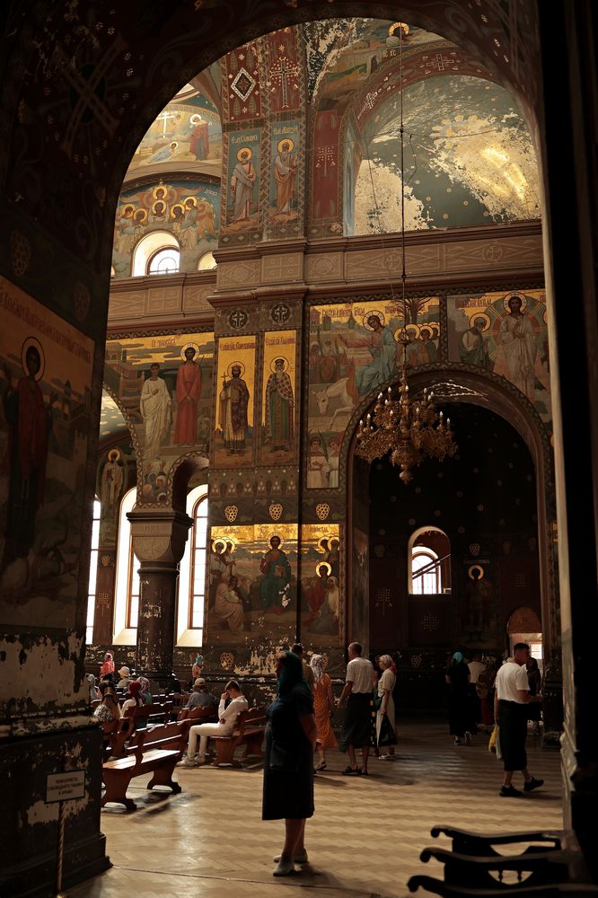 Исчезающая роспись. Ново-Афонский монастырь г.Новый Афон. Абхазия