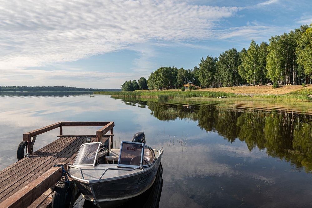 Утро на озере