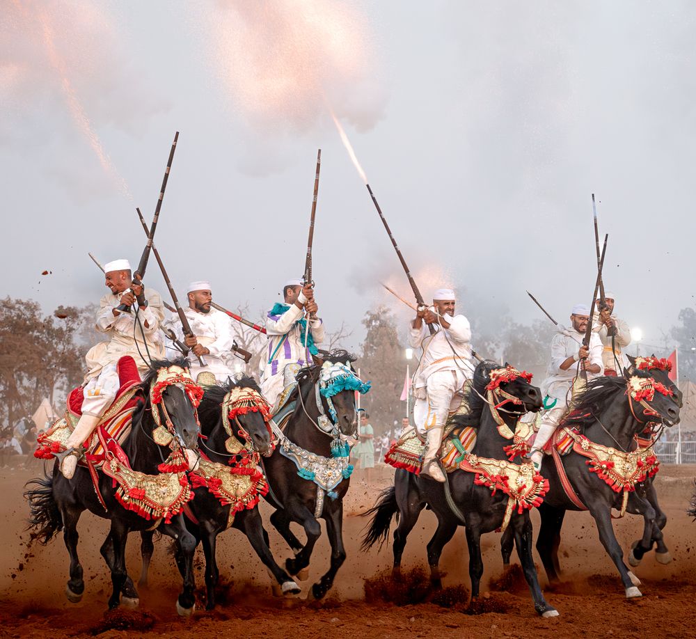Tbourida festival of Tiflet - Morocco