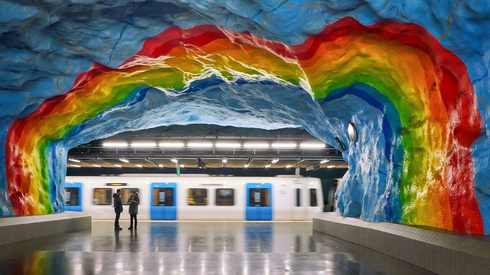 Stockholm’s Metro Station