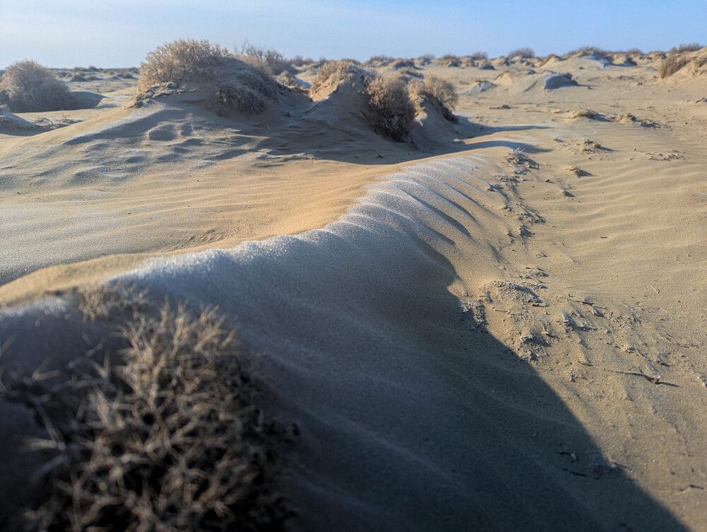 Мороз в пустыне