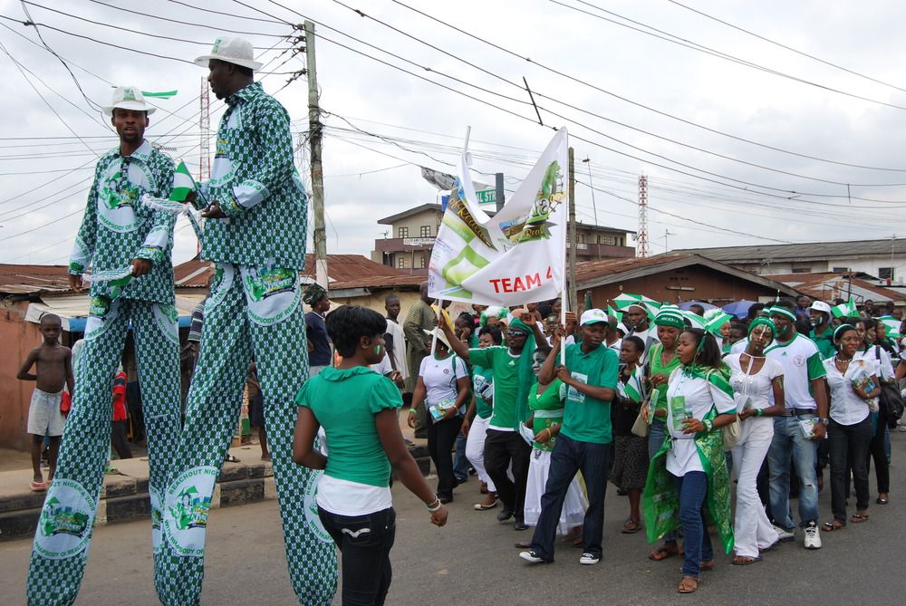 TEAM NIGERIA GREEN AND WHITE