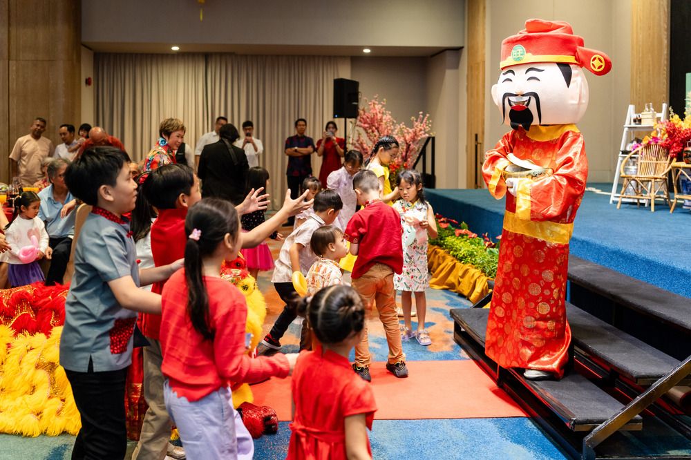 Joyful Chinese New Year Celebration with the God of Wealth