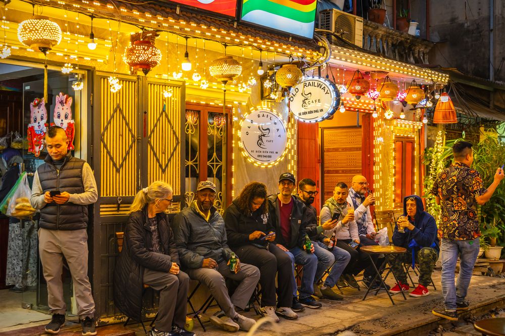Street bar in Hanoi