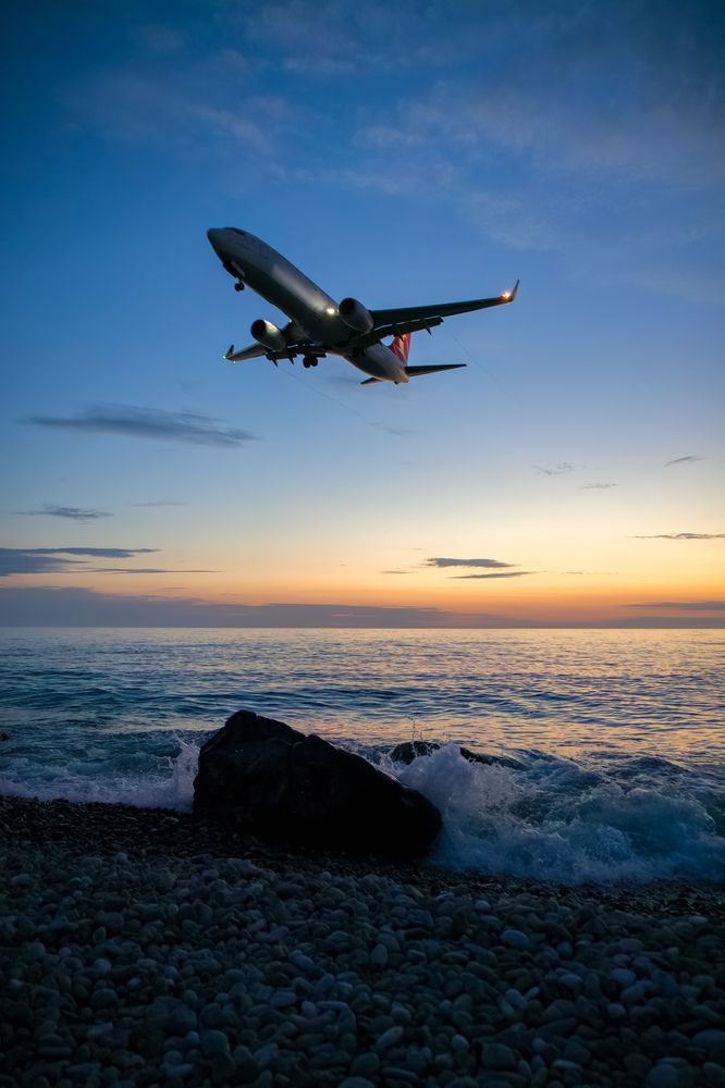 Приземление на сушу