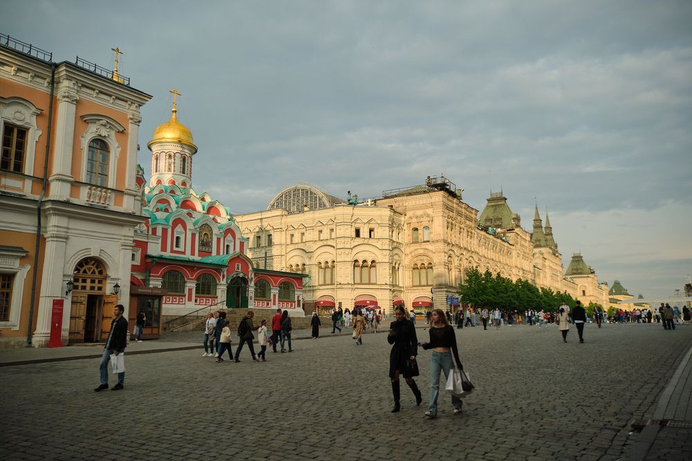 Москва впервые