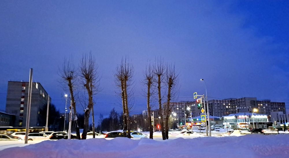 Вечер в городе