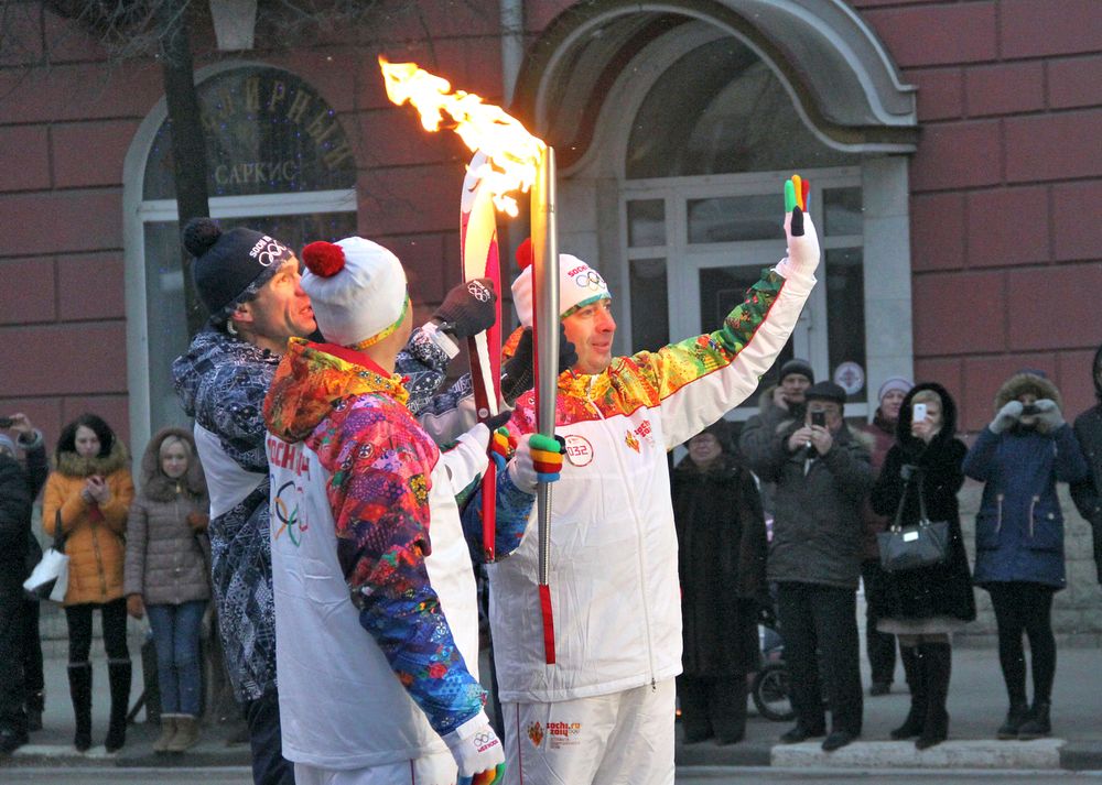 Эстафета олимпийского огня