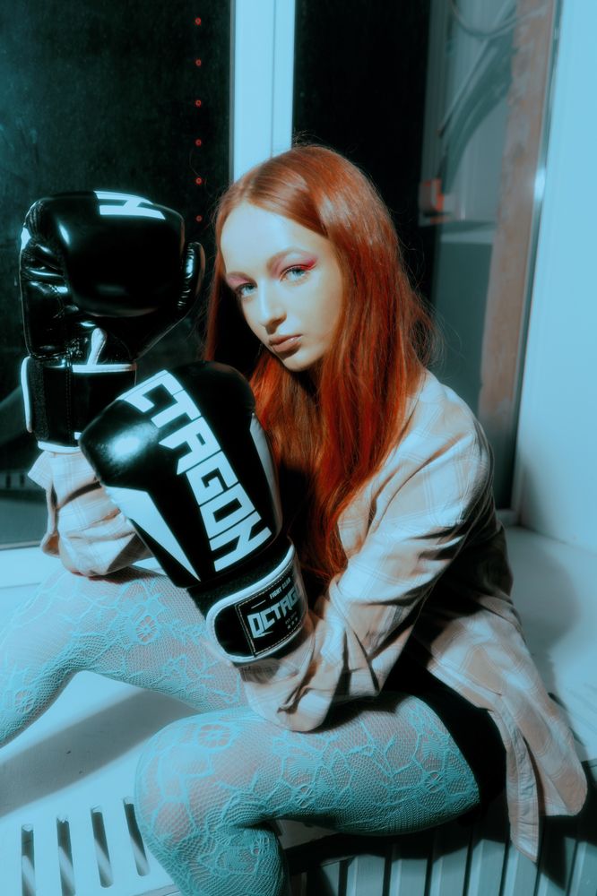 Fashion boxing with Alena