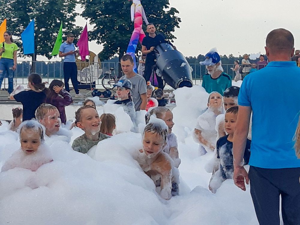 Пенное шоу для детей