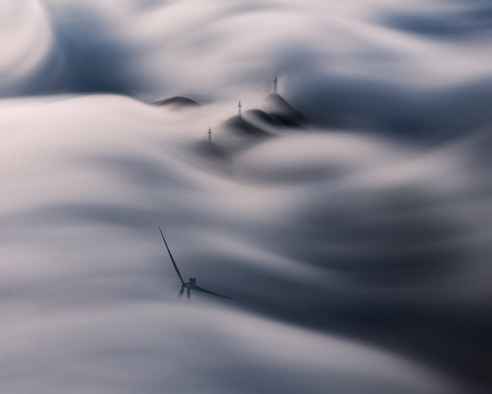 Ink painting landscape