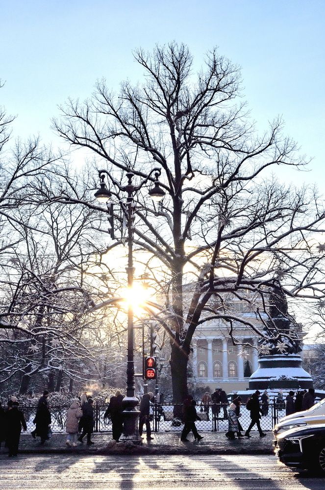 Зимнее солнце над Питером. 002.