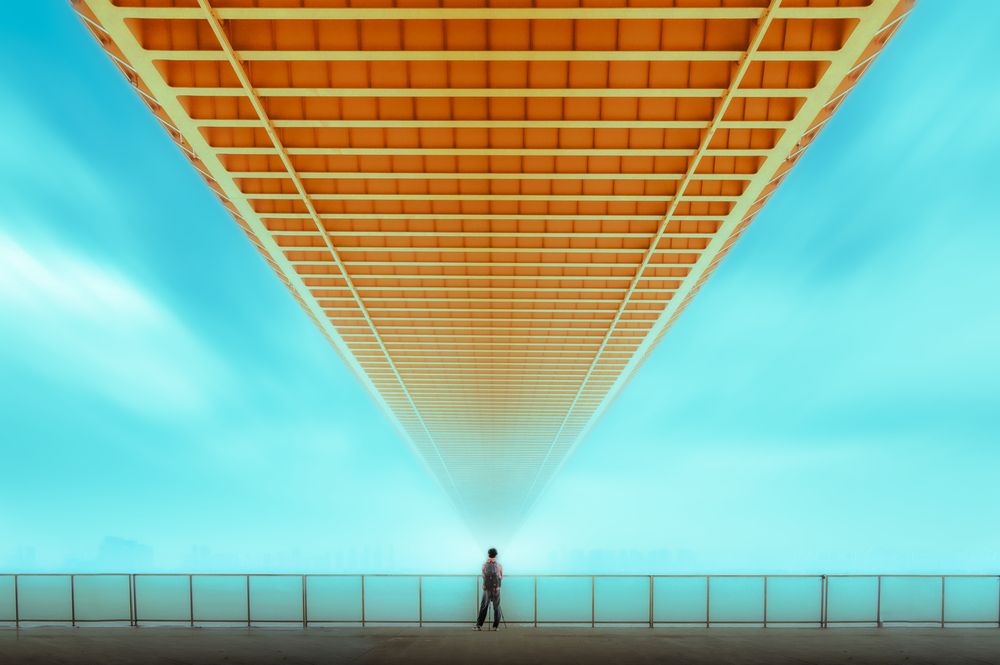 Look into the distance