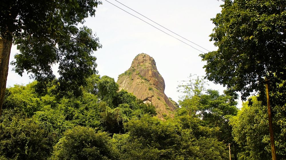 A STEEP HILL AND THE LANDSCAPE