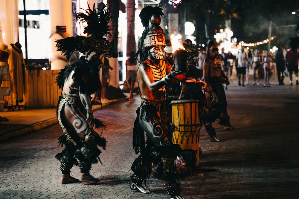 Mayan Dance on the street