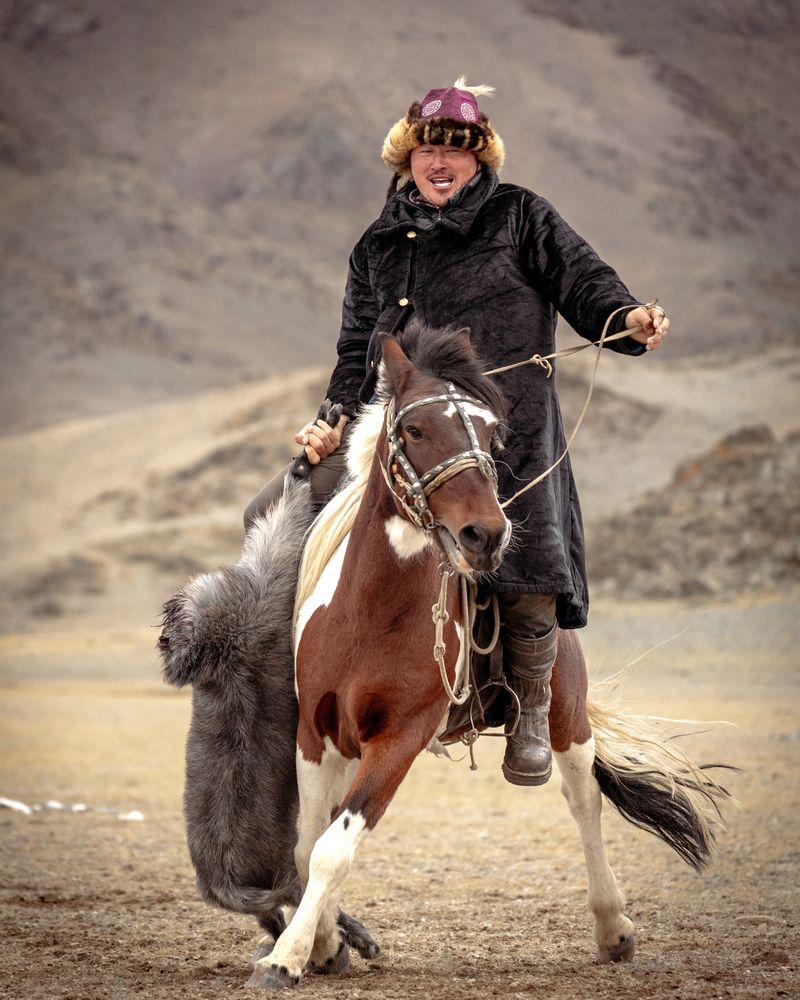 Kok-boru. Sagsai Golden Eagle Festival, Mongolia.