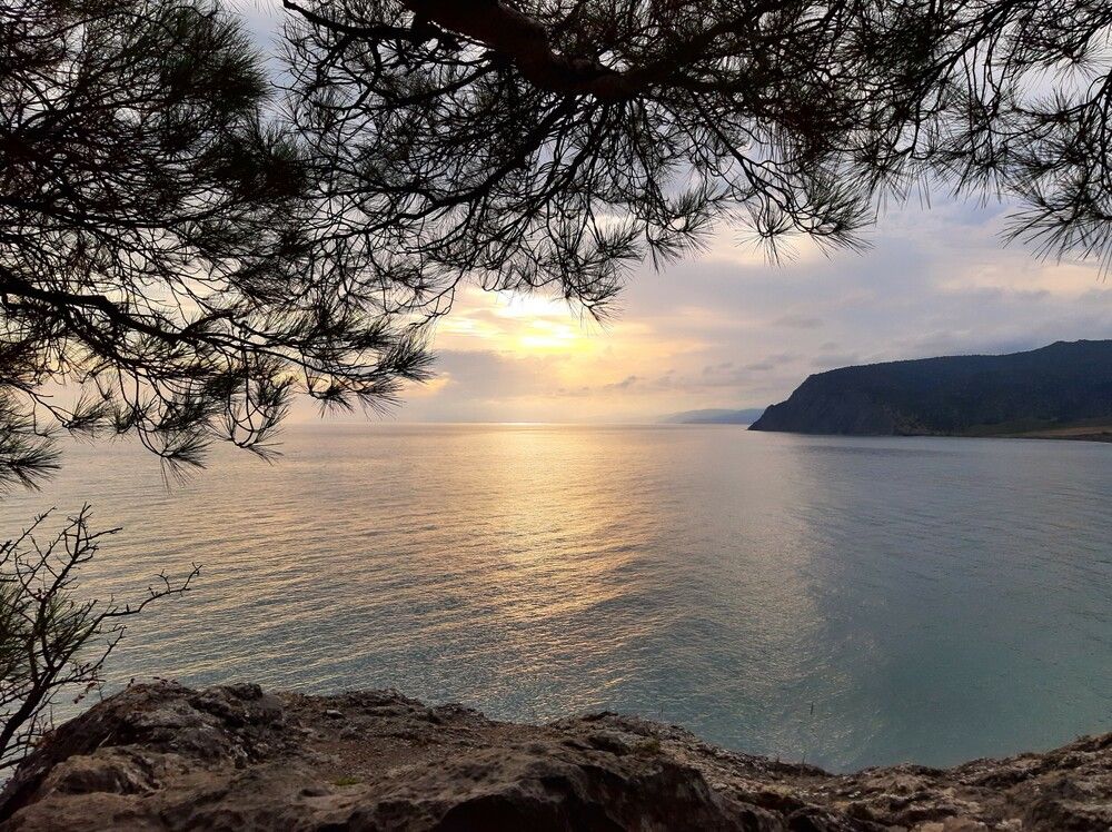 Вид с горы Караул-Оба, Новый Свет