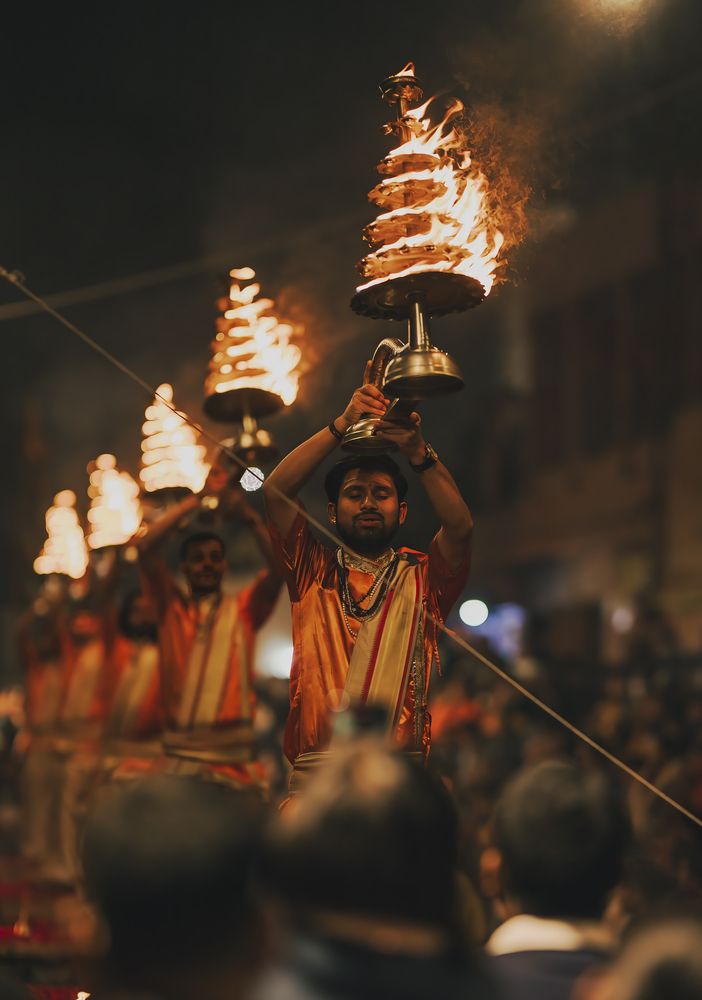 Worshipping Holy Ganges