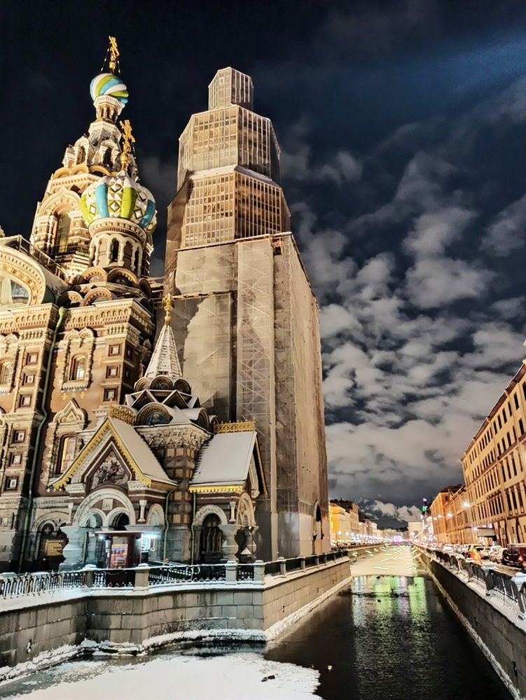 Ночной Петербург.