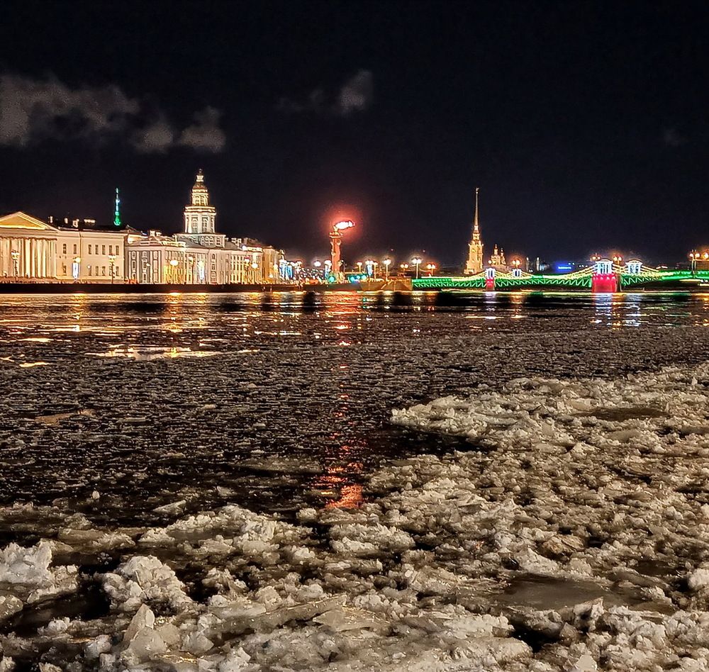 Ночной Петербург.