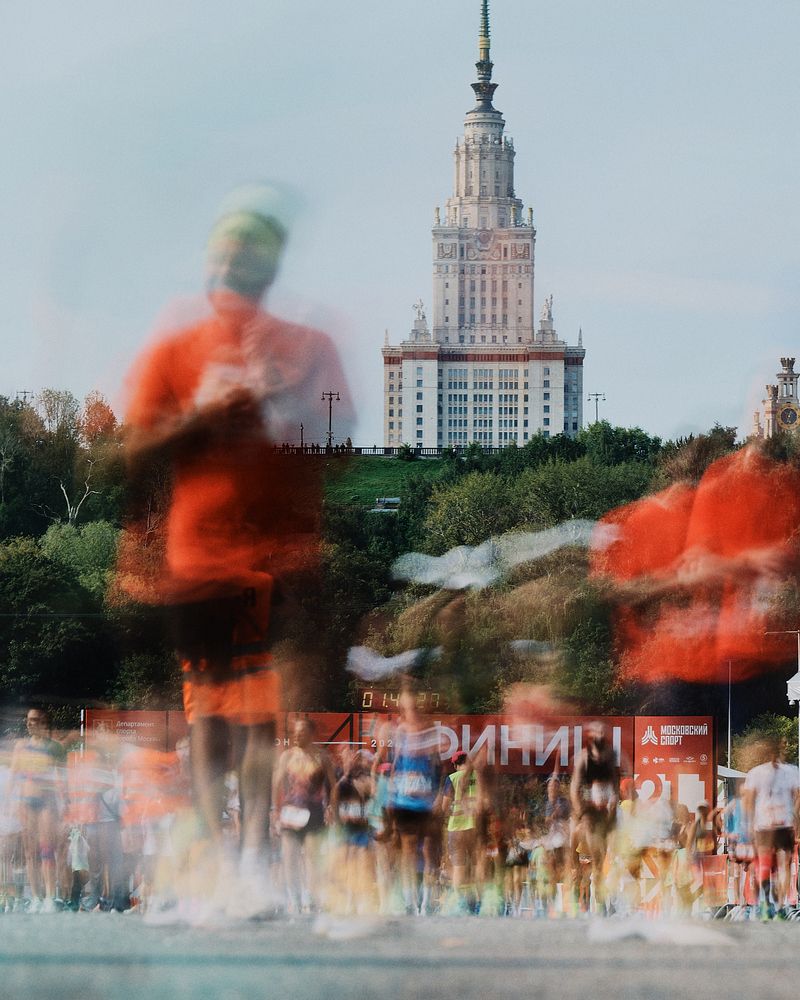 Полумарафон Лужники 18 августа 2024, финиш