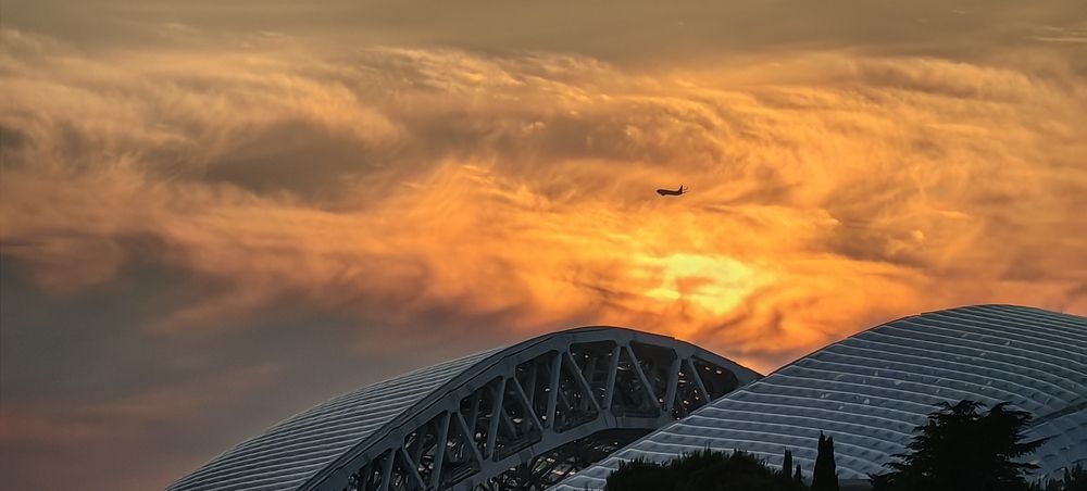 Огненный закат