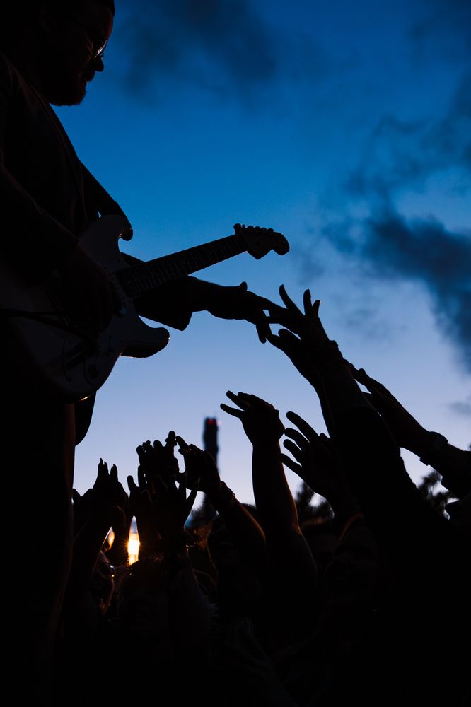 Connected to the crowd