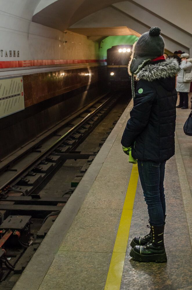 Прибытие поезда