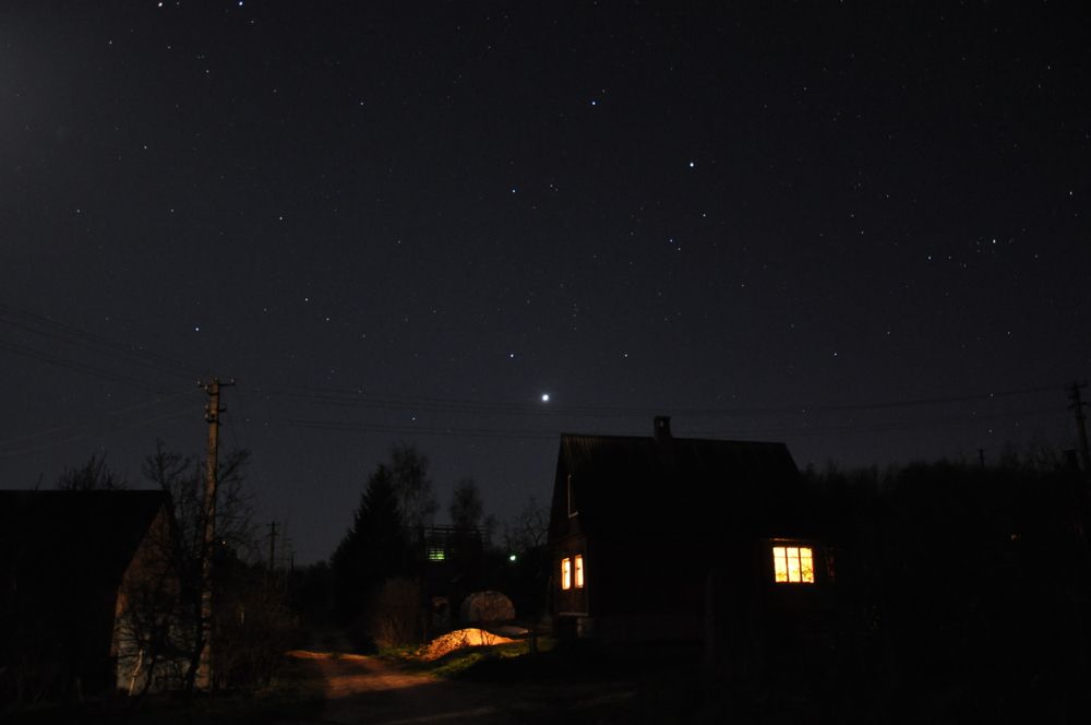 Ночь в деревне