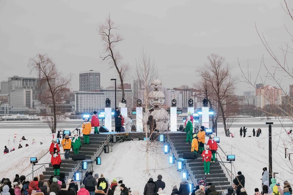 Новосибирск - родина Снежной Бабы!
