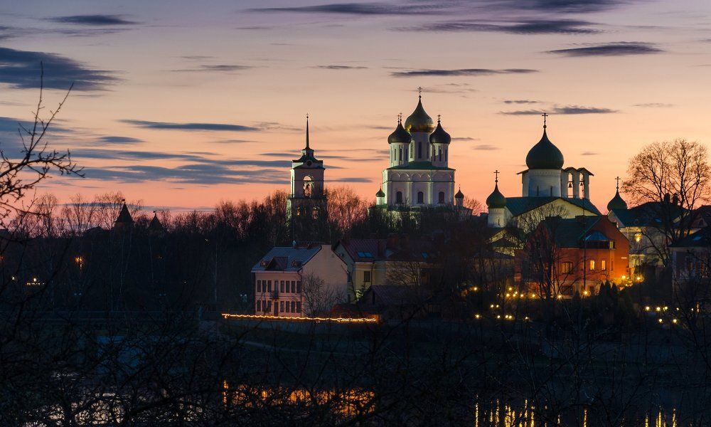 Люблю вечерний я закат..