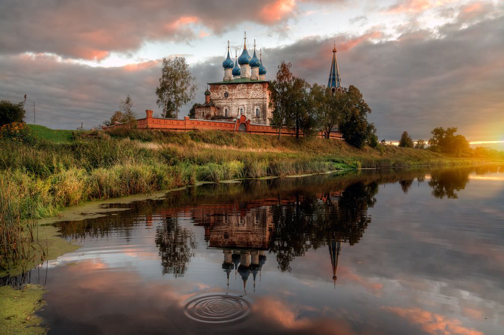 встречая закат в селе Дунилово