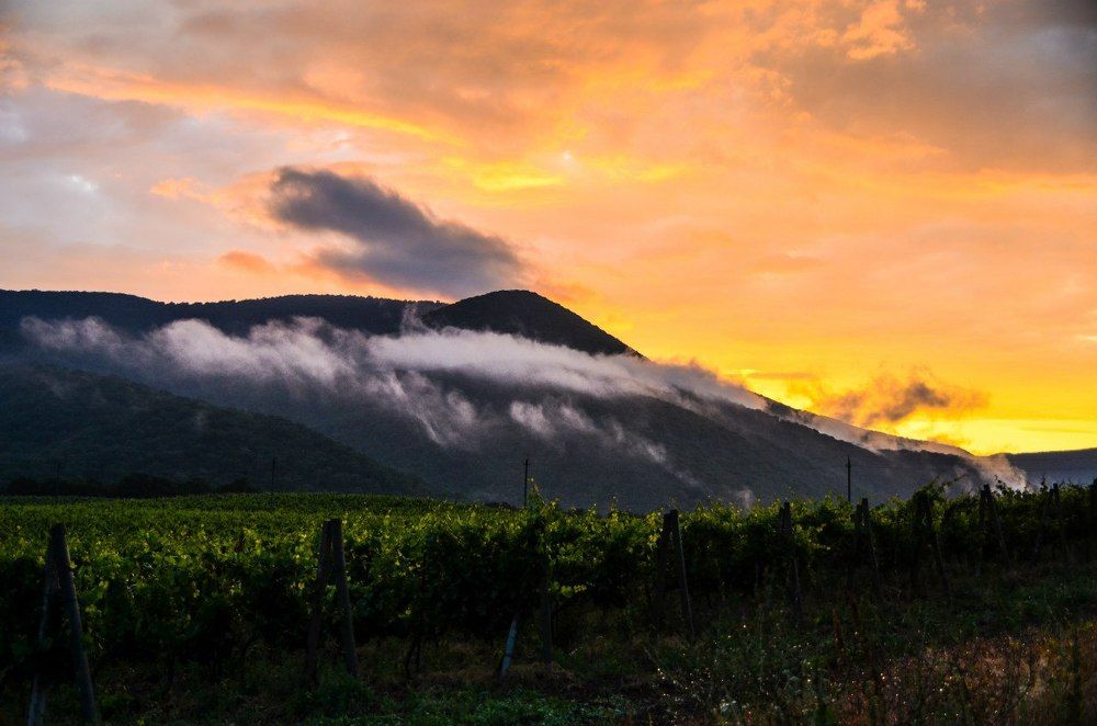 Закат на Абрау