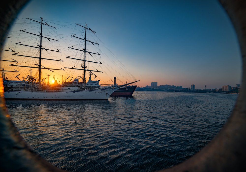 Закат во Владивостоке