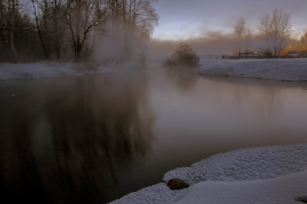 Черная вода....